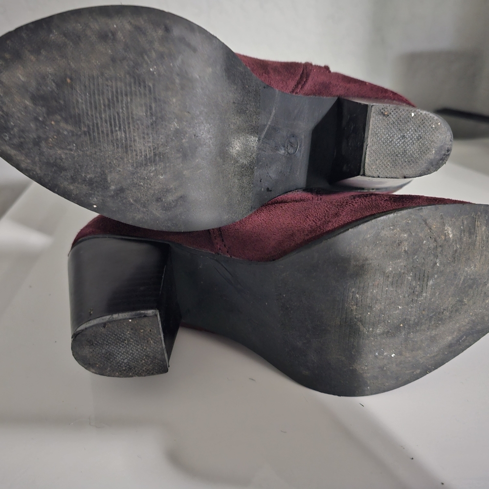 Sociology Deep Burgundy Ankle Booties - Picture 5 of 6